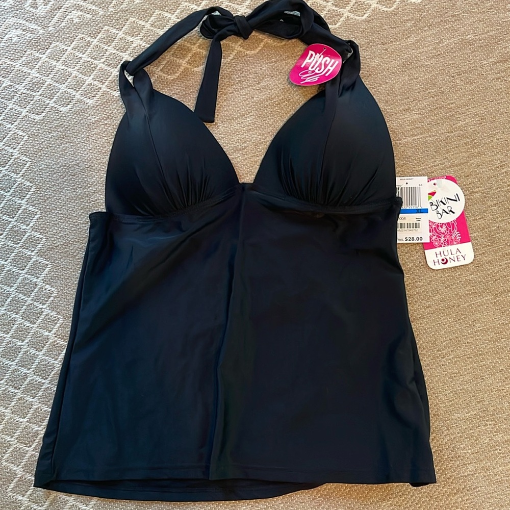 New Hula Honey push up halter swim top